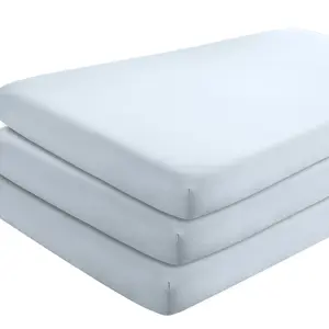 Bare Home Ultra-Soft Crib Fitted Sheet Breathable Bedding