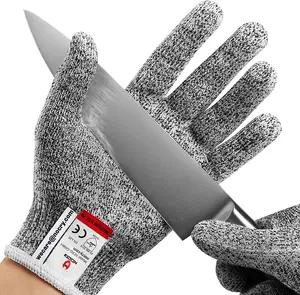 Premium Cut Resistant Glove – Level 5 Protection, Food Safe, Ambidextrous, Machine Washable & Durable for Meat Prep and Kitchen Use