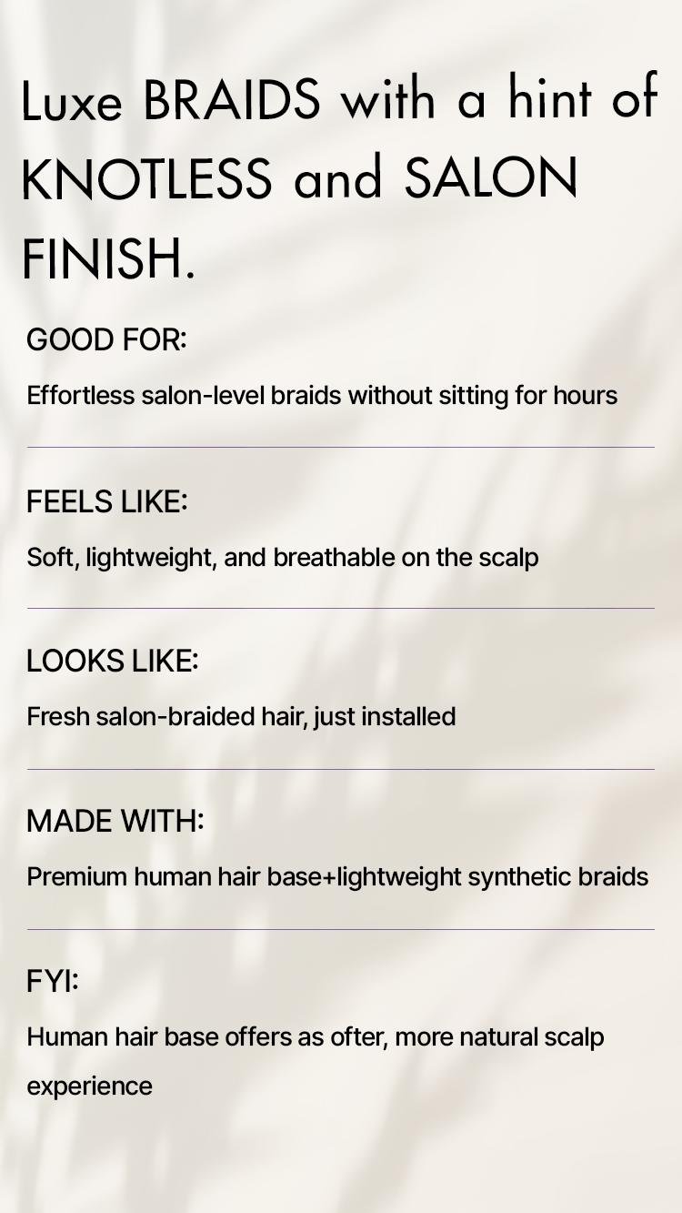 [New Arrival]OwnScalp Salon Braids Super Natural Scalp Full HD Lace Knotless Box Braided Wig Flexi-Fit Invisi Drawstring Cap Miracle Knots Limited Time Offer TikTok Exclusive #luvmenewarrivals