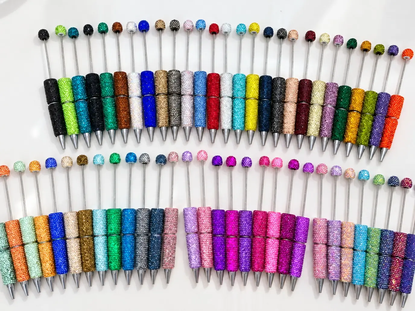 Rhinestone Beadable Pens – Sparkly Crystal Pens | Multiple Colors