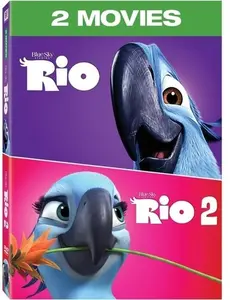 Rio 2-Movie Collection  [DVD Video Disc] 2 Pack