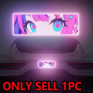 1PC Anime-Style Girl Reflective Car Decal Waterproof, Durable, Cool Car Decoration, Suitable for Car Quarter Windows, Motorcycle Side Panels, SUVs Creative Reflective Decorative Sticker Vinyl Decals