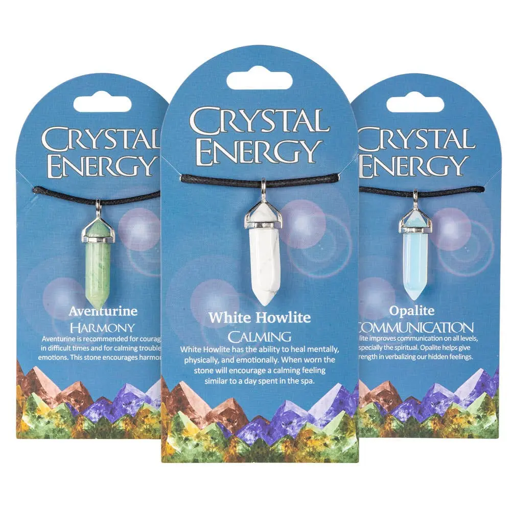 Natural Crystal Energy Pendant, Jewelry Accessories for Neckwear