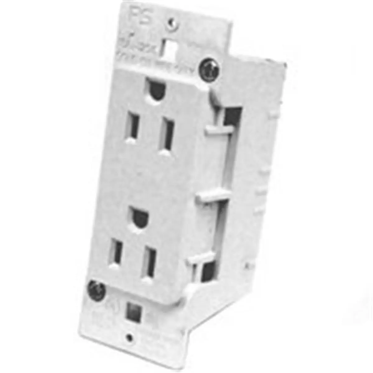 United States Hardware E-120C White Duplex Receptacle