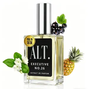 ALT. FRAGRANCES Executive No.26 Extrait de Parfum 60ml, Inspired by Creed Aventus for Men, Long Lasting Woody Fruity Fragrance with Bergamot, Pineapple & Oakmoss, Premium Designer Duplicate Masculine Perfume