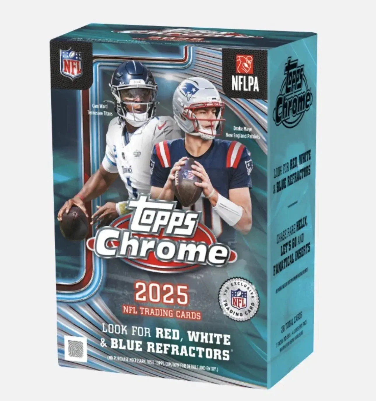 2025 Topps Chrome Football Blaster Box