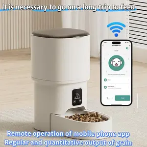 Smart Pet Feeder Timed Portion Control 7 lb Capacity Remote Access via App