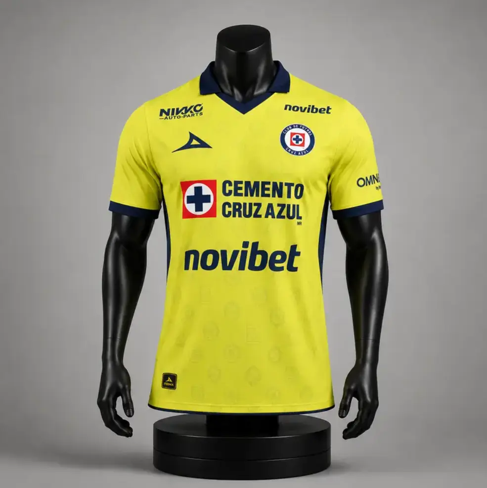 Cruz Azul 2026-27 GK 2 Soccer Jersey, Liga MX Goalkeeper Football Shirt for Men, Women & Youth