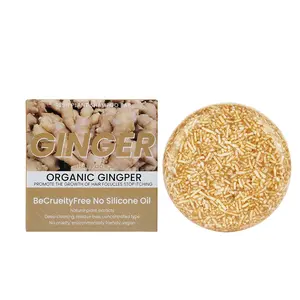 Ginger shampoo wand - nourishes hair roots, prevents hair loss, restores natural hair color, suitable for all hair types, free from cruelty and silicone