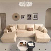 Beige Plush Corduroy