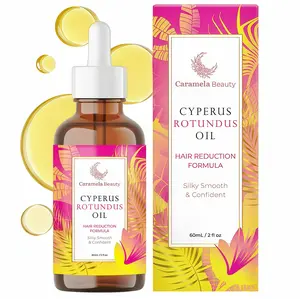 Caramela Beauty Cyperus Rotundus Oil for Natural Permanent Hair Reduction ER ,Mild and Non-irritating Body Care Wax,Moisturizing & Soothing for Skin Care Depilatory,Unisex Hair Removal Creamoil , Daily Use Cosmetic Gentle Removal