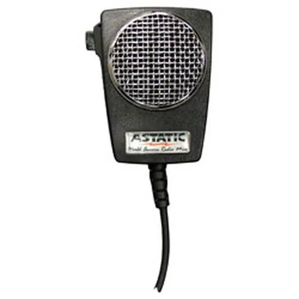 D104M6B Amplified Ceramic 4-Pin CB Microphone, Handheld Mobile External Microphone with Audio Amplifier & External Gain Control