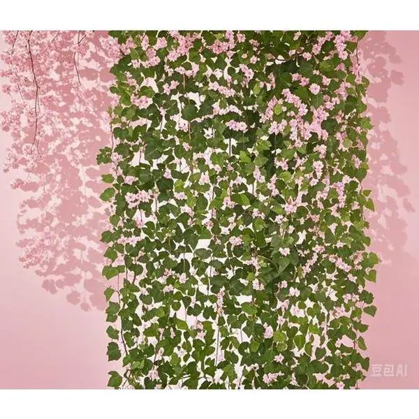 12 Pack Silk Artificial Ivy Vines for Home Decor, Hanging Garland Fake Foliage with Realistic Leaves, Wedding Wall Decor for Indoor Outdoor Garden Office Kitchen, Reusable Durable Easy to Install Decorative Fruit Plants Plastic