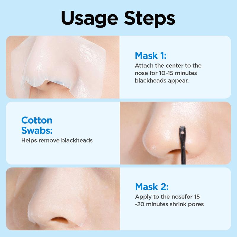 Focalskin Deep Cleansing Nose Patch – Blackhead Removal Strips for Smooth and Clear Skin, Pack of 5 Pcs