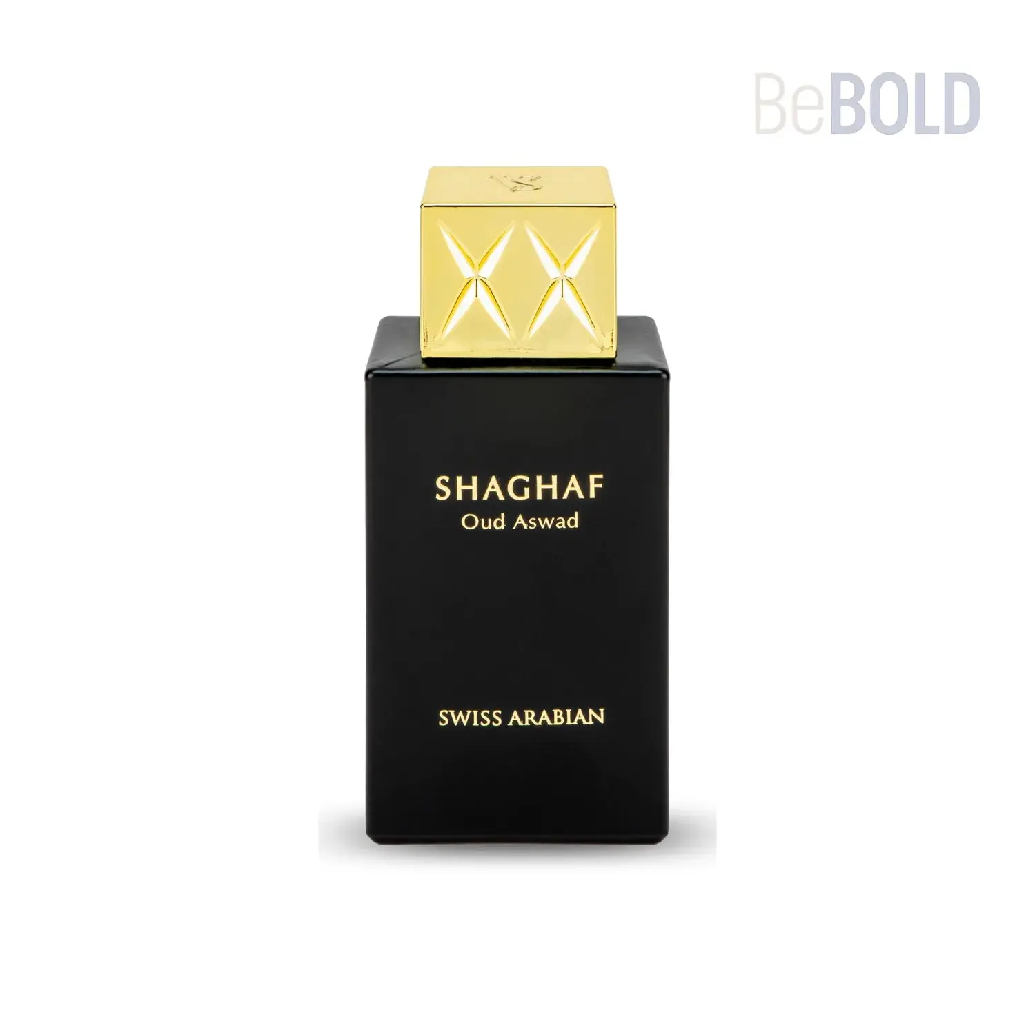 Swiss Arabian Shaghaf Oud Aswad(U) - 75ml, Unisex Fragrance with Saffron, Rose, Jasmine, Patchouli, Oud, Musk, Sandalwood, Leather, Amber, Vanilla