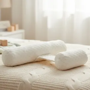 Baby Side Sleeper Pillow Soft Cylindrical Shape Soft and Breathable Prevent Spitting Milk Newborn Pillow