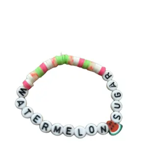 Watermelon Sugar 2.0 - Colorful Beaded Bracelet with Watermelon Charm for Summer Fashion