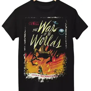 The War of the Worlds (1953) - Movie Poster inspired Unisex Black T-Shirt