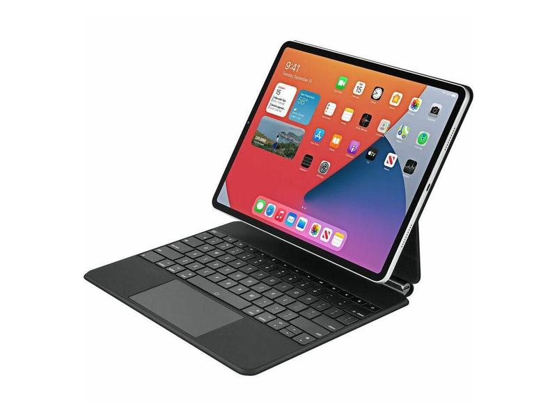 Adesso Portable Keyboard/Cover Case for 12.9" to 13" Apple iPad Pro (3rd Generation), iPad Pro (4th Generation), iPad Pro (5th Generation), iPad Pro (6th Generation), iPad Air 13 (2024) Tabl