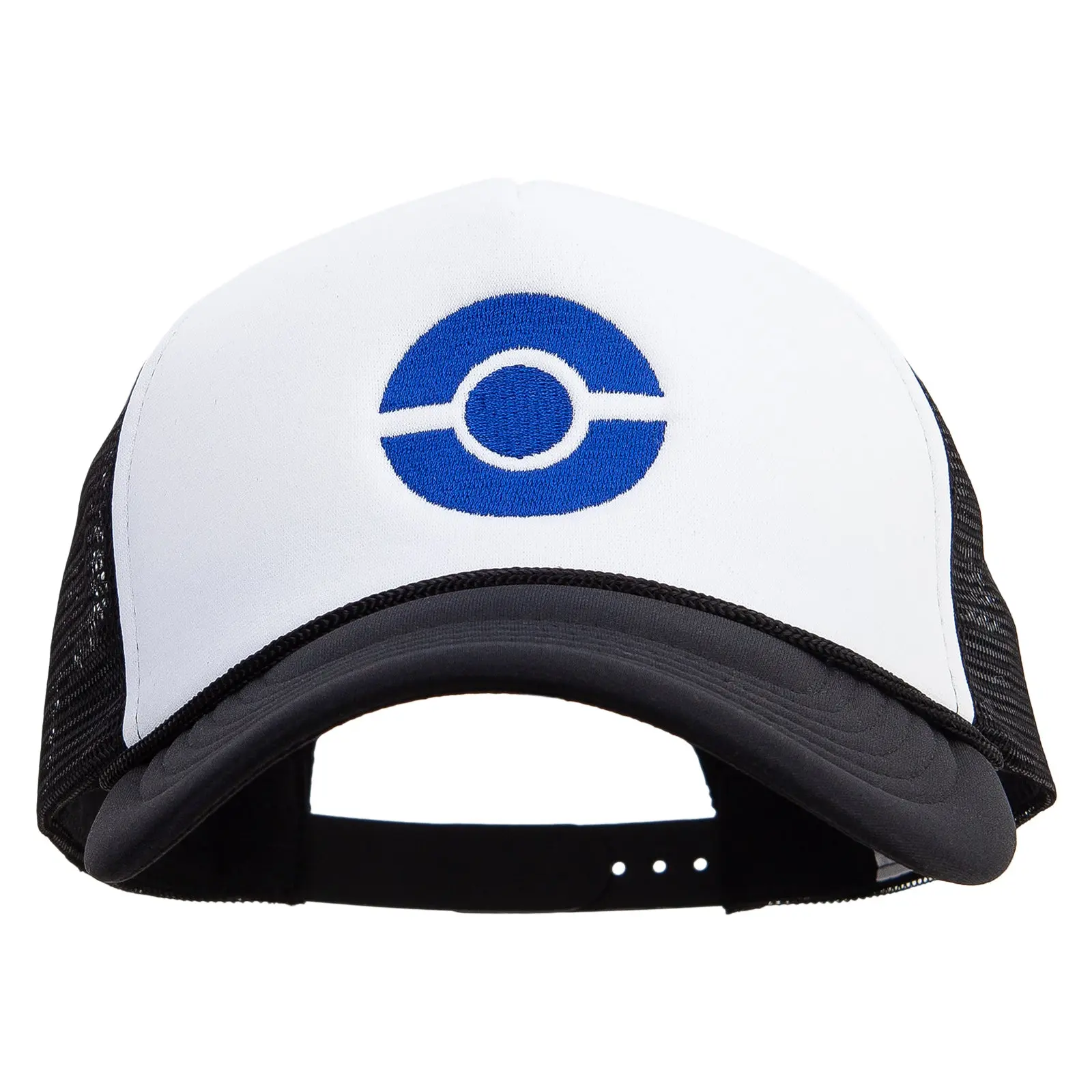 Ash Ketchum Poke Ball Big Size Embroidered Big Foam Mesh Truck Cap