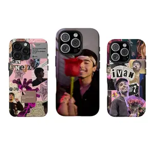 Vintage Rapper Ivan Cornejo Custom Polycarbonate Rubber Smartphone Casing, Shock-Resistant Flexible Protection Cover, Mobile Tech Accessory for iPhone 11-17 Pro Max Plus