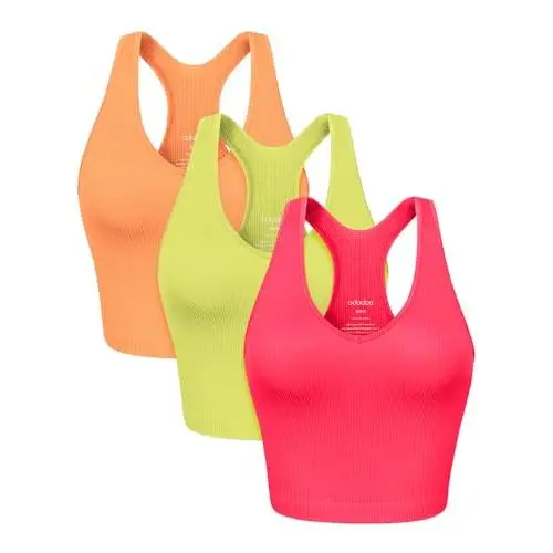 Neon Pink+green+orange (Waist Length)