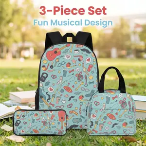 Unisex Sports Travel Three-Piece Set/Multi-Pocket Multifunctional Combination