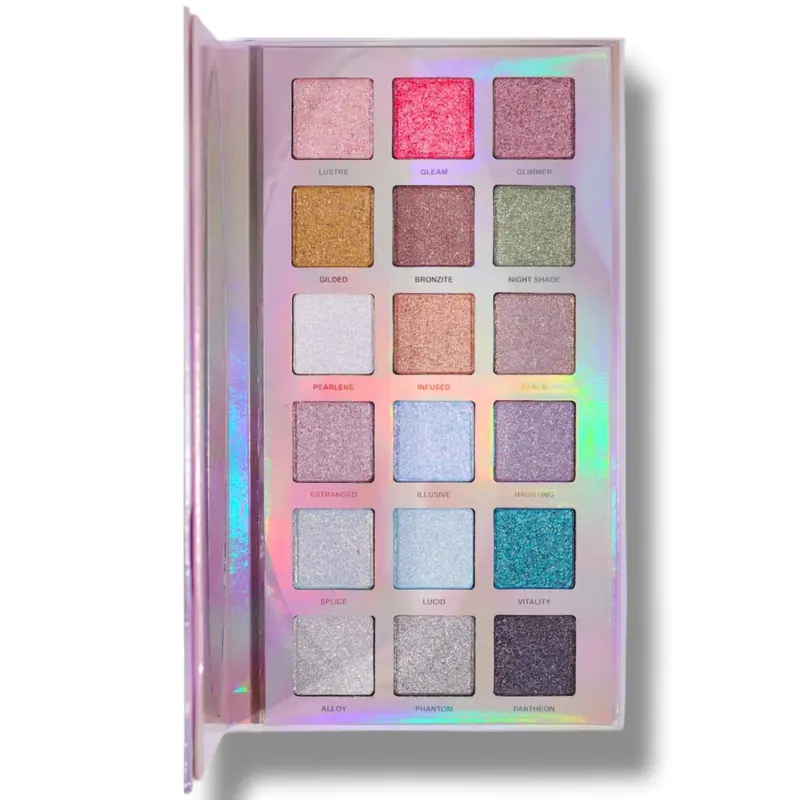 Ellis Atlantis Vol 2 - The Garden Of Stars - 18 Shade Shimmer Eye And Face Palette + Magnetic Pans - Beginner Friendly Makeup With Easy To Apply Formula