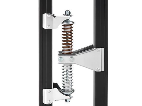 VEVOR Adjustable Height Drywall Stilts - 19.1-31.1 in Aluminum Drywall Tools, 228 lbs Load Capacity, Non-Slip Rubber Feet, Dual Spring Shock Absorb, Comfortable Leg Straps, Oxford Fabric Components, 3 Levels Heel Brackets, for Painters, Black#BackToSchool
