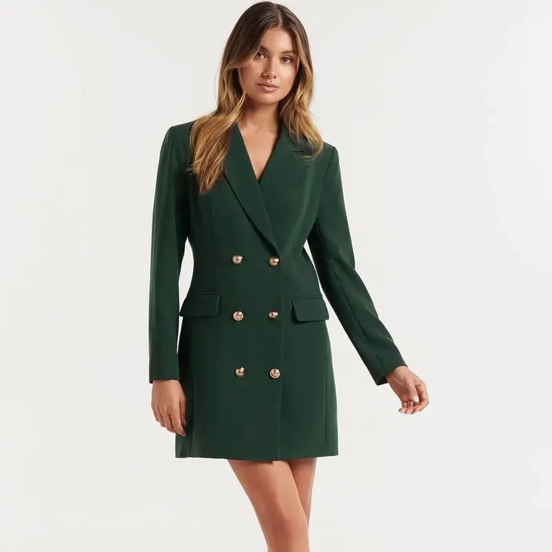 Green dress with cream blazer over - TikTok Shop Green dress with cream blazer over - TikTok Shop