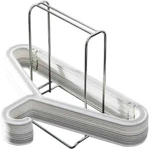 Hanger Stacker Clothes Hanger Organizer Rack Sturdy Stainless Steel Clothes  Storage Holder Stacker for Closet & Room Tidier Laundry Rooms Drying Rack