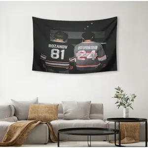 Vintage Heated Rivalry Tapestry, Retro Game Day Flag, Sports Aesthetic Wall Decor, Classic Competition Banner, Bedroom Dorm Decor for Fans 6