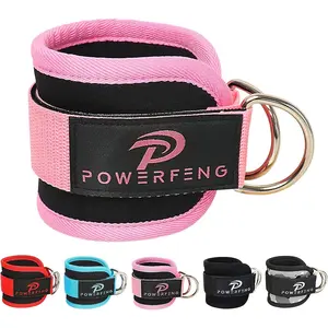 Ankle Strap Cable Machine: Ankle Cable Attachments for Gym Ankle Cuff Cable Glute Kickback Ankle Straps for Leg & Glute Ankle Cuffs Women