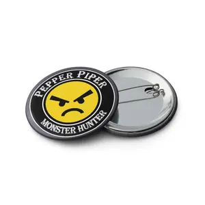 Set of 5 Pepper Piper Monster Hunter Pin Buttons