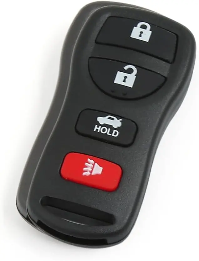 Keyless Entry Remote Key Fob with Lock/Unlock Function, 315Mhz KBRASTU15 4-Button Reusable Replacement for Nissan 350Z (2003-2009), Altima (2002-2006) – 1 Pcs (Automotive Car Key Accessory)