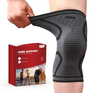 MitButy Compression Knee Brace for Women & Men, 2-Pack Knee Sleeve for Running, Basketball & Hiking, Compression Sleeve for Gym, Sports & Workout \u2013 Knee Support for Daily Activities (M: 17\u201319")