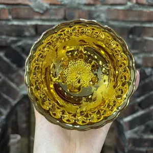 Gilded Jianzhan Bowl with Phoenix Motif Handmade Porcelain Serving Tableware Rich Gold Hue Intricate Patterns 9.7CM x 6CM