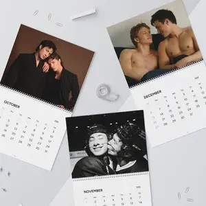HEATED RIVALRY 2026 Calendar  - Connor Storrie and Hudson Williams 2026 Calendar | Wall 2026 Calendar