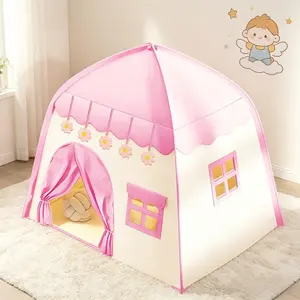 Princess Fairy Tale Toy Castle, Flower House for Kids, Outdoor Playhouse, Beach Toys, Perfect Holiday Gift for Boys and Girls
