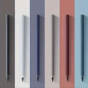 1/3/5 random color metal pencils, infinite writing pen, magic drawing tool, school and office stationery supplies