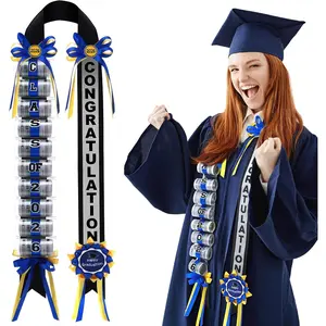 Graduation Money Lei Class of 2026 Double Braided Lei Gift Graduation Cash Gifts Pull Ideas for High School College Party Supplies