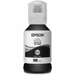 Epson T532 Ink Bottle - Genuine EcoFit Monochrome Ink Refill for EcoTank and WorkForce Printers