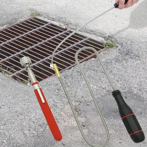 Magnetic Pickup Tool Pack of 2, Flexible Magnetic Pickup 2LB,Telescoping Magnet Pickup 10LB,Strong Magnet for Hard to Reach Keys,Bolts,Nuts and Screws for Car and Home