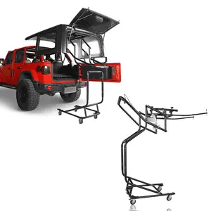Hooke Road Hardtop Removal Lift Cart for Jeep Wrangler TJ & JK & JL & Ford Bronco 4-Door Vehicle Automotive Accessories