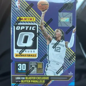 PANINI 2024 Optic Basketball Trading Card Pack - 30 Cards with Blaster Exclusive Glitter Parallels Featuring Ja Morant