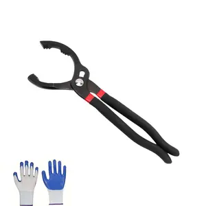 12" Adjustable Oil Filter Pliers, Adjustable Oil Filter Wrench Removal Tool, Automotive Oil Filter Removal Tool For Oil Change
