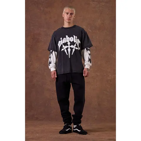 Pacsun Men's Black Fleece Sweatpants