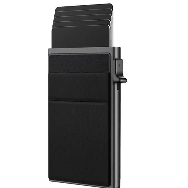 Men's Slim Minimalist Compact Cardholder Wallet – RFID Blocking, Easy Pop-Up Card Access, Lightweight Durable Design, Holds 5-10 Cards, Perfect for Everyday Carry, Travel & Gifting, Modern Men's Accessories for Pocket or Bag Storage, Credit Card Organizer