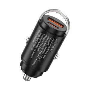 30W Super Mini Cigarette Lighter Adapter Car Charger USB C Fast Charging, 2 Port Car Adapter,  12V Cigarette Lighter USB Car Charger Fast Charging Adapter, for iPhone 17 Pro Max 16 15 14 13 12 Plus Mini, Samsung S26 S25
