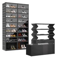 9 Tiers 4 Rows (Black)